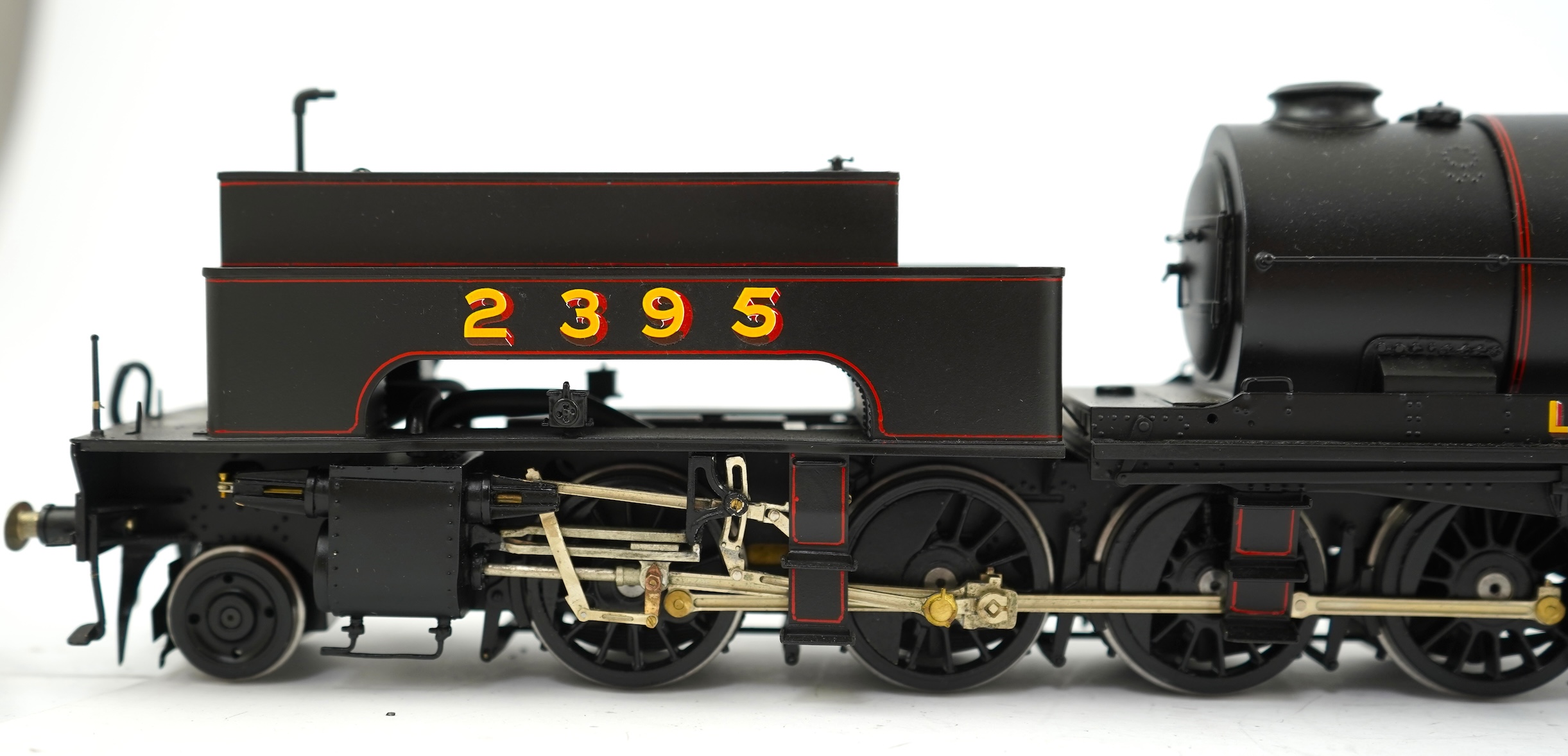 A 0 Gauge Gladiator Kits model of LNER Class U1 2395, Garratt 2-8-0+0-8-2 locomotive, a highly detailed model, constructed painted and lined out to a very high standard and powered for two rail operation.